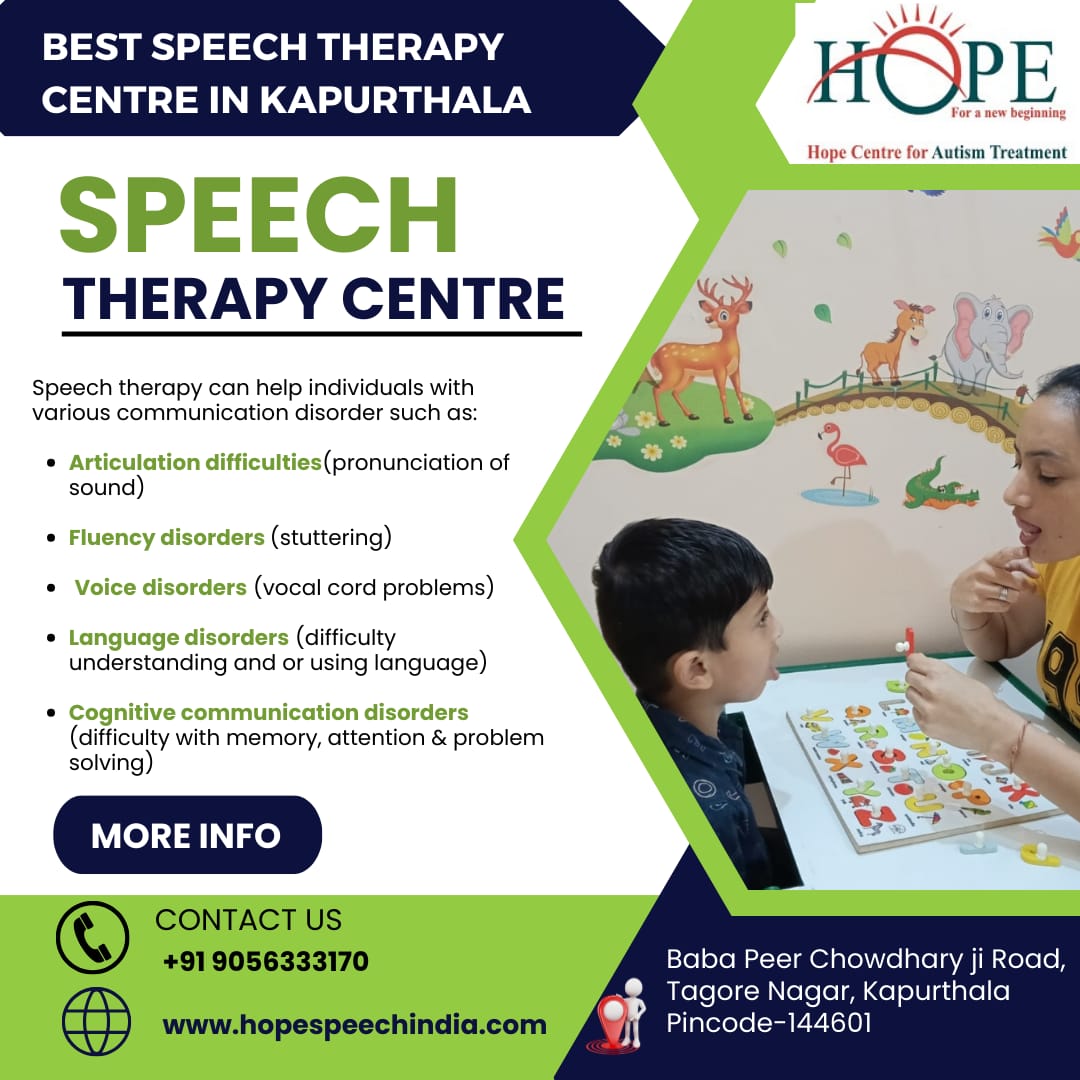What is speech therapy?